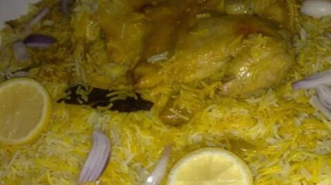 طريقة عمل أرز مندي في قدر الضغط