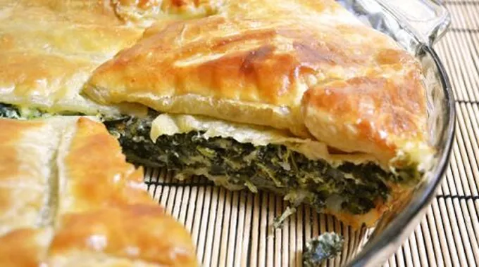 طريقة عمل فطيرة السبانخ