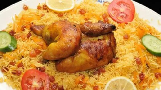 طريقة عمل أرز الزربيان بالدجاج