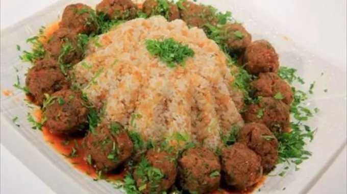 طريقة تحضير كفتة الأرز