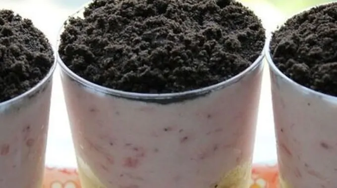 حلى الزبادي بالأوريو