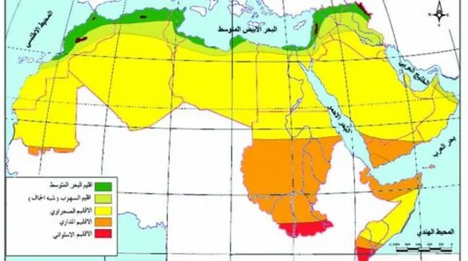 العلاقة بين التضاريس والمناخ