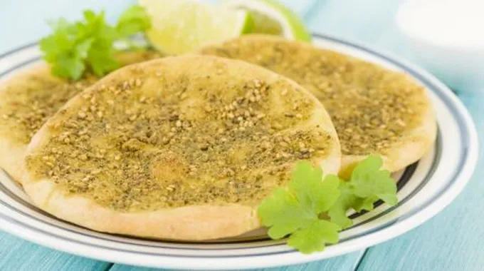 طريقة فطائر الزعتر