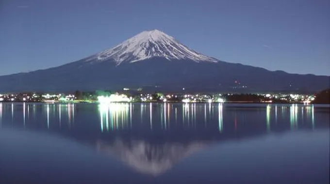 أين يقع جبل فوجي